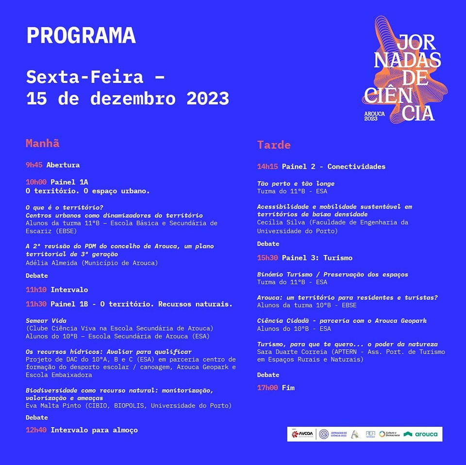 Jornadas de Ciência de Arouca 2023
