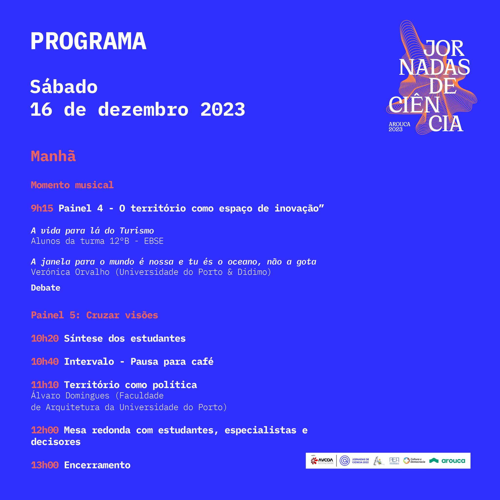 Jornadas de Ciência de Arouca 2023
